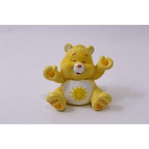 Carlton Cards, Hot Topic 2003 Care Bears, Funshine Bear, Sitting, PVC Figurine